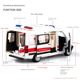 120 ambulance toys large boy and girl police car police car toy car alloy car model fire truck