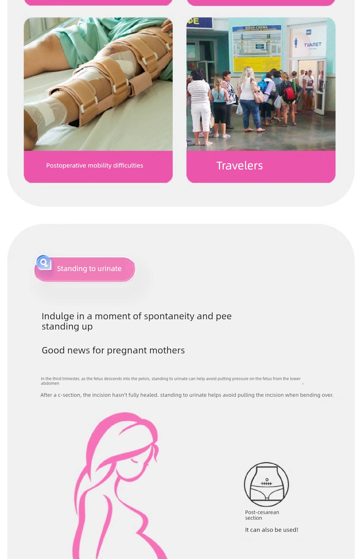 【Urination Device】Jingqi Disposable Urination Cup for Pregnant Women and Postpartum Women, for Standing Use in the Bathroom, C-Section Urination Device — 7