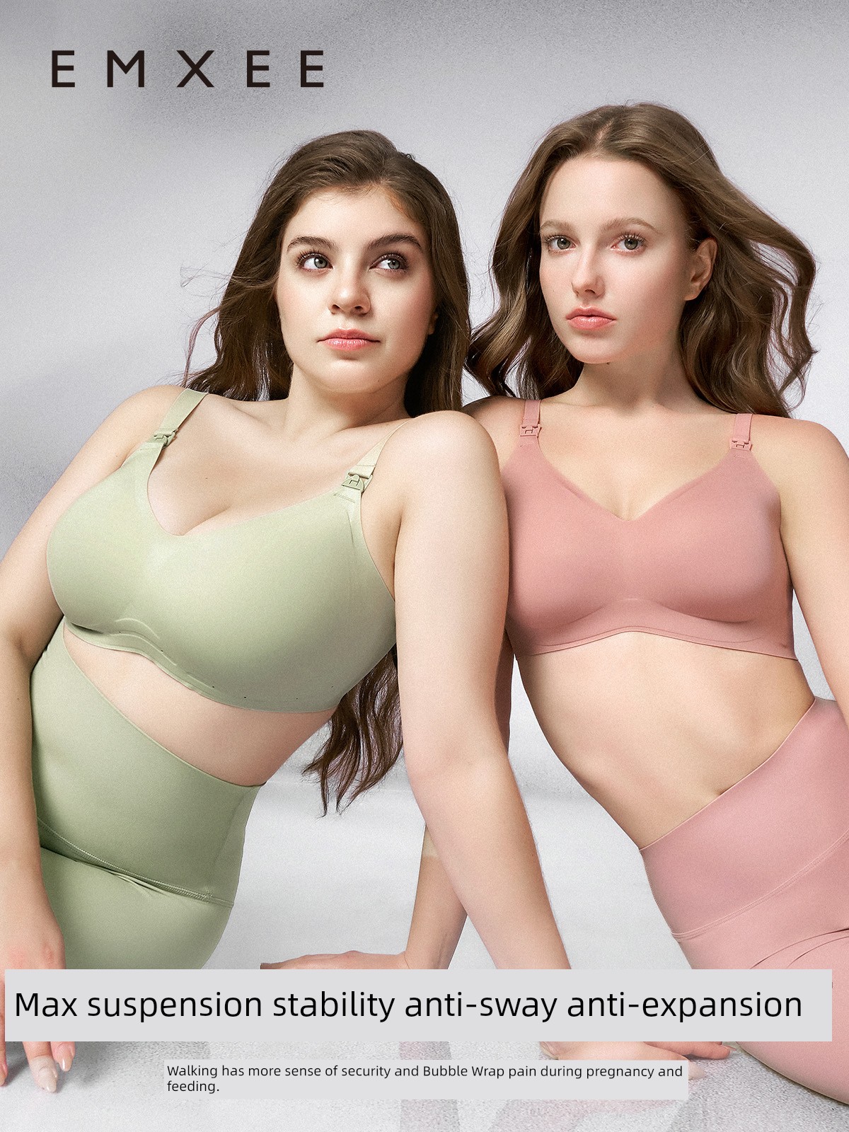 Qianxi Suspension Anti-Gravity Big Chest Special Maternity Breastfeeding Underwear Push up and Anti-Sagging Pregnancy Postpartum Max Bra — 2