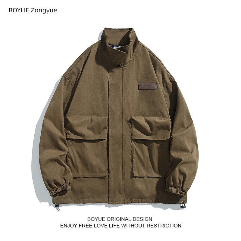 BOY Autumn and winter stand collar work clothes Jacket pizex