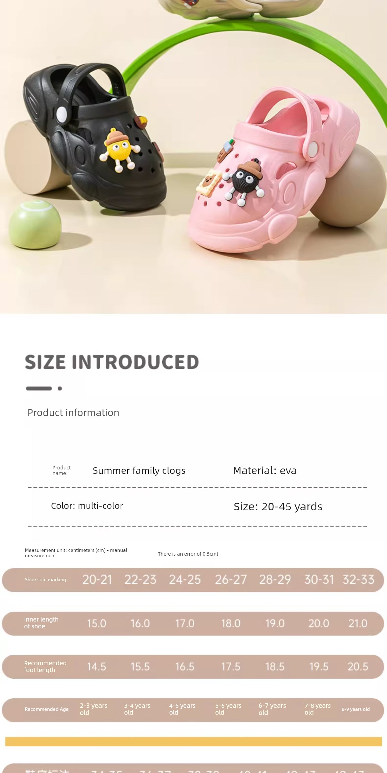 Children's Slippers Summer 2026 New Style Boys' and Girls' Baby Clogs Kids Indoor Non-Slip Parent-Child Sandals — 2
