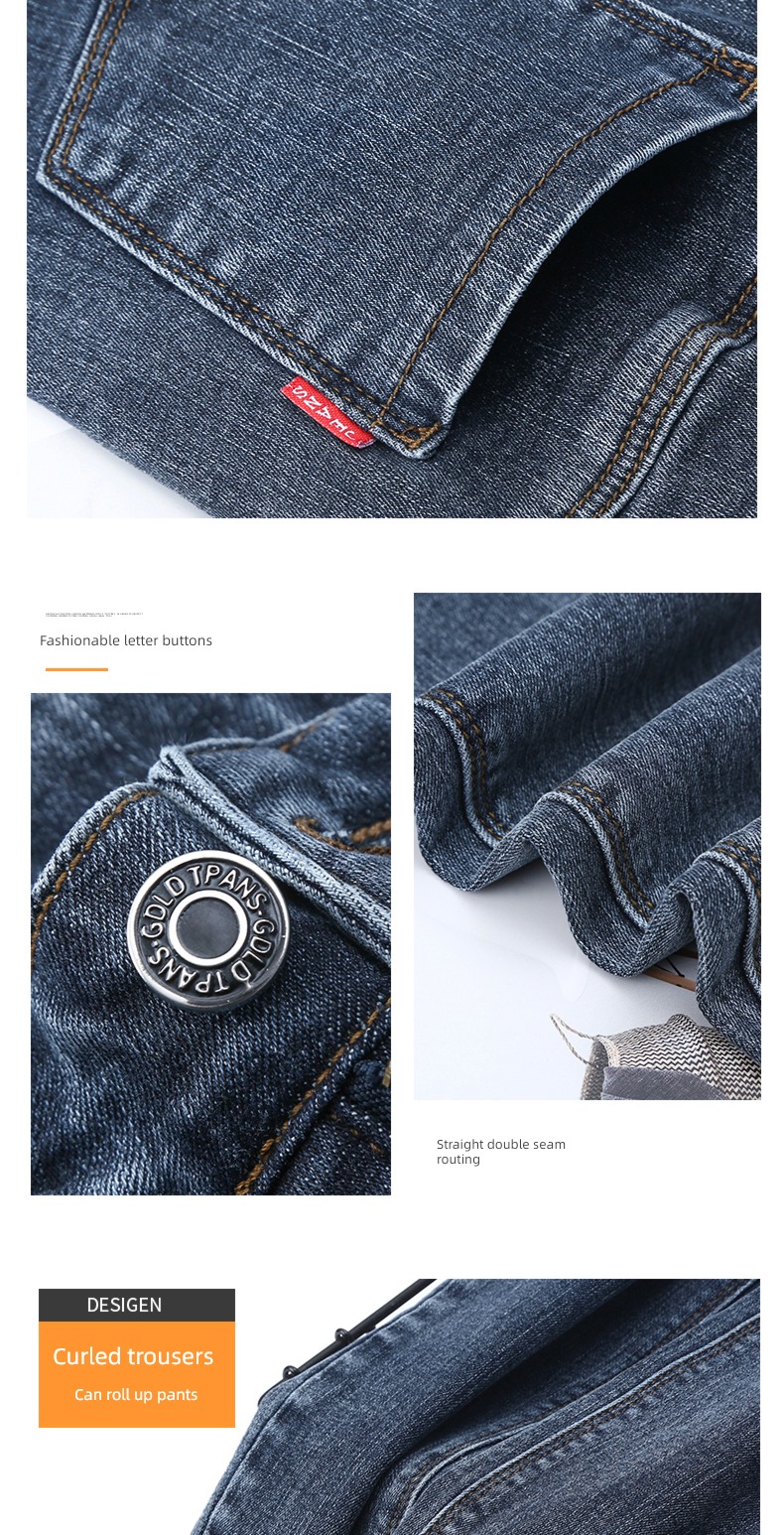 thickening 2022 winter High waist keep warm Jeans