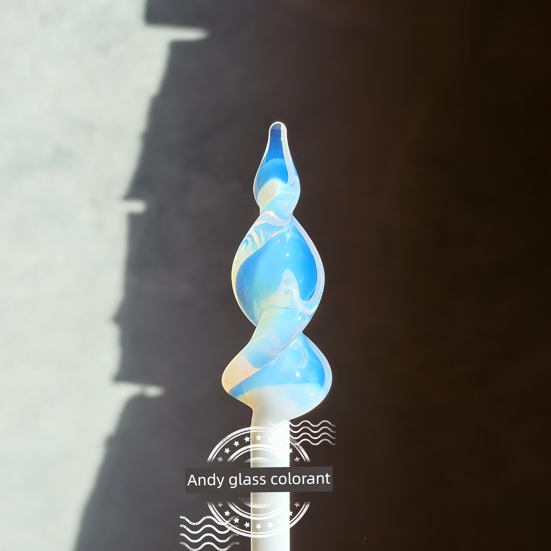 B05 Reissue Ghost White Moonlight White Lampwork Color Material High Borosilicate Hard Material Heat Resistant Glass Glass Color Stick