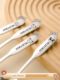 316 stainless steel long handle spoon thickened spoon Western food spoon home use children's meals and drink soup spoon