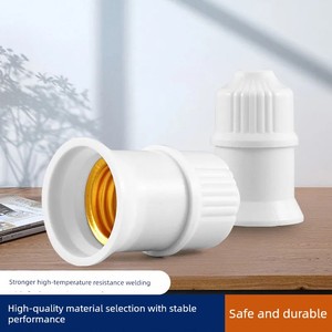 Thickened Ordinary Bulb Holder Hanging For Home E27 Screw Wiring Lamp Holder Lamp Holder Flame Retardant Binding Post Fu