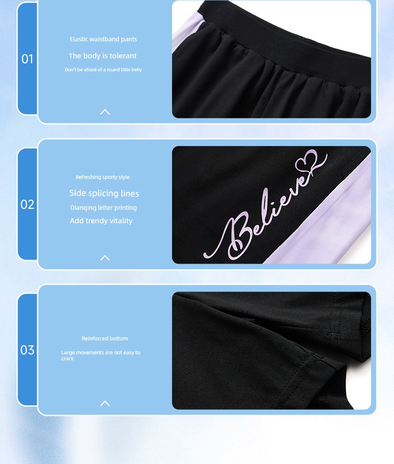 361 Children's Clothing Girls' Shorts 2026 Summer Big Kids Knitted Five-Point Shorts Sports Pants Breathable Pants — 11