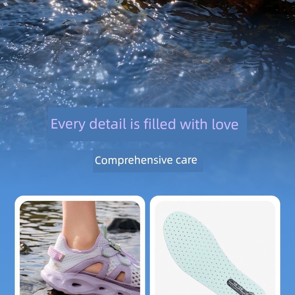 King of Water Trampling | Anta Kidsren's Girls' River-Tracing Shoes and Beach Shoes 2026 Summer New Outdoor Mesh Sports Sandals — 16