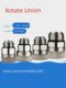 Refueling gun aluminum alloy stainless steel 360 degree rotary joint variable diameter oil pipe movable joint 4 minutes 6 minutes 1 inch