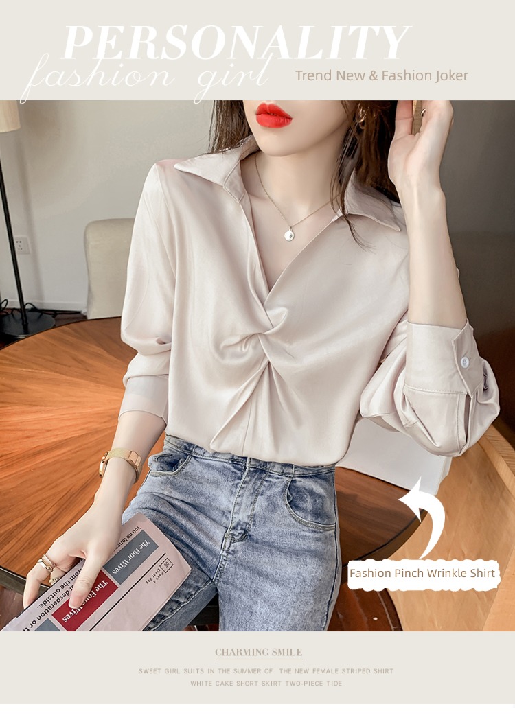 Early autumn white jacket French Spring and summer Chiffon shirt
