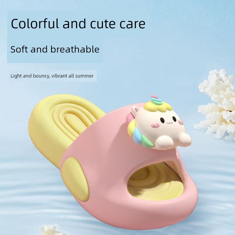 Children's Slippers for Girls 2026 New Summer Outdoor Non-Slip Soft-Soled Bath Indoor Home Boys' Slippers — 7
