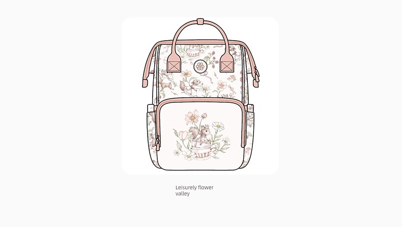 Bubbletree Mommy Bag Large Capacity Mother and Baby Lightweight Bag for Going Out New Style Multi-Functional Backpack — 53