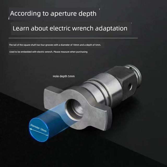 Electric wrench converter drill bit dual-purpose four-party multi-purpose modified batch head adapter strong magnetic T-shaped universal original