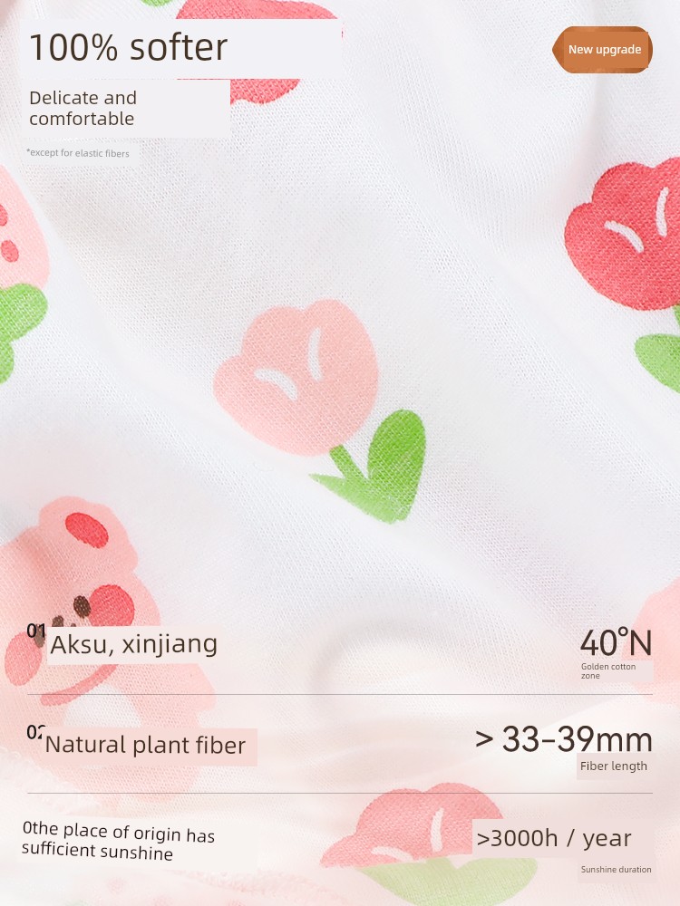 Girls' Baby Triangle Cotton Underwear — 4