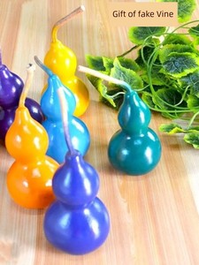Natural Colorful Small Calabash Colorful Calabash Brothers Brothers Painted Decorations Hanging Ornaments Creative Kids