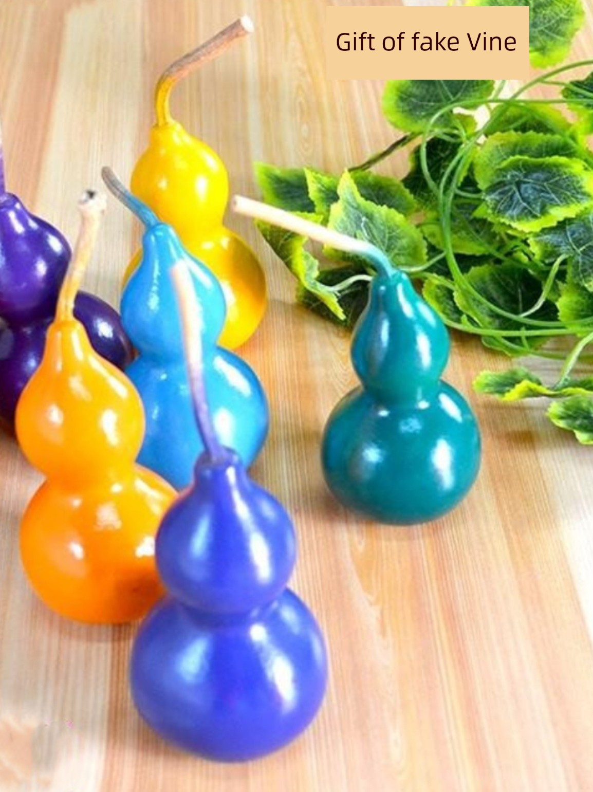 Natural Colorful Small Calabash Colorful Calabash Brothers Brothers Painted Decorations Hanging Ornaments Creative Kids Kids Toys
