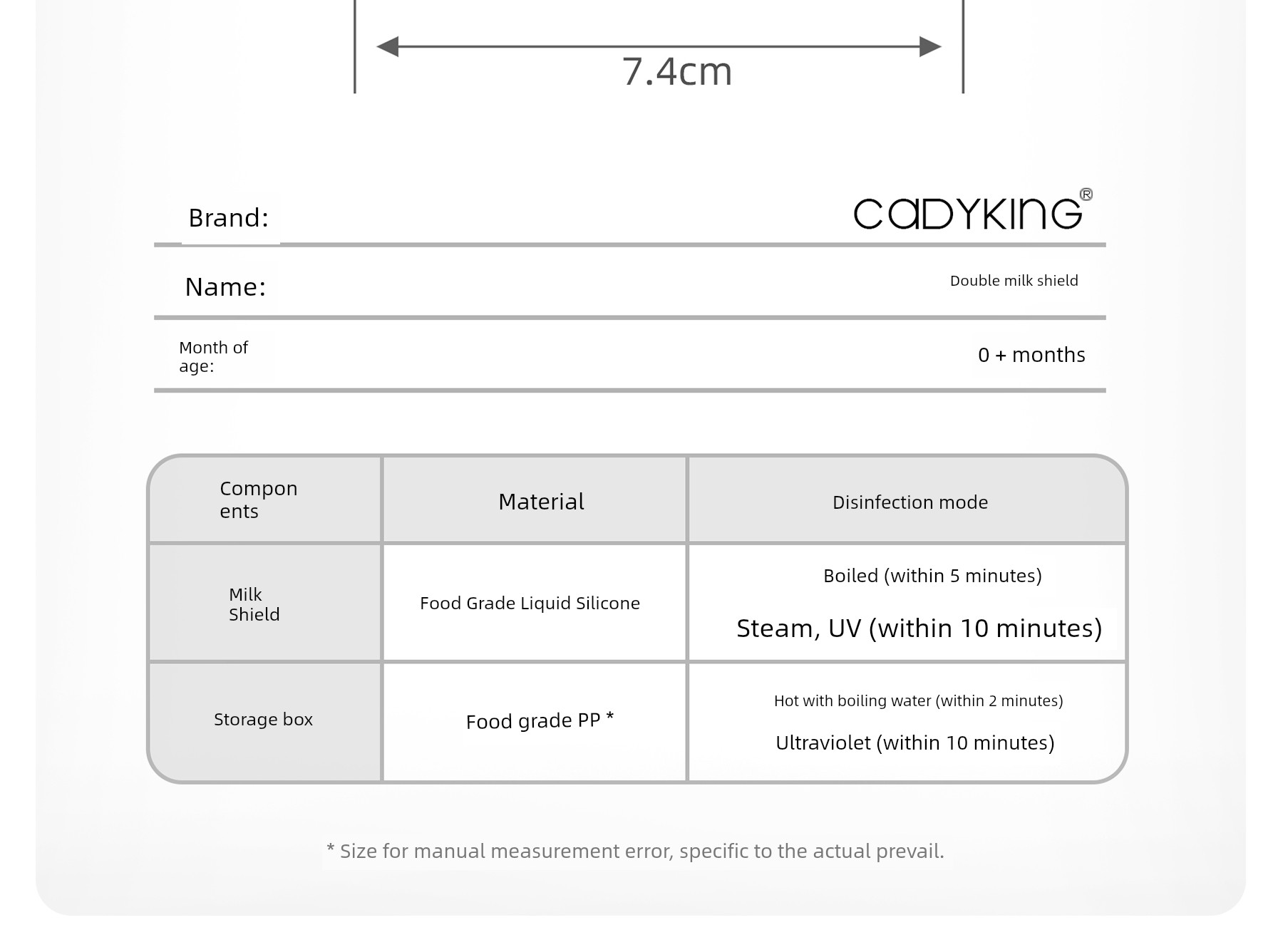 Cadyking Mammilla Sheath Nursing Nipple Shields Double-Layer Anti-Bite Milk Shield Inner Feeding Artifact Breastfeeding Ultra-Thin — 26