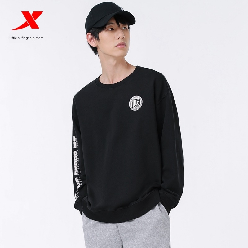 XTEP autumn leisure time motion American style Couples dress Sweater