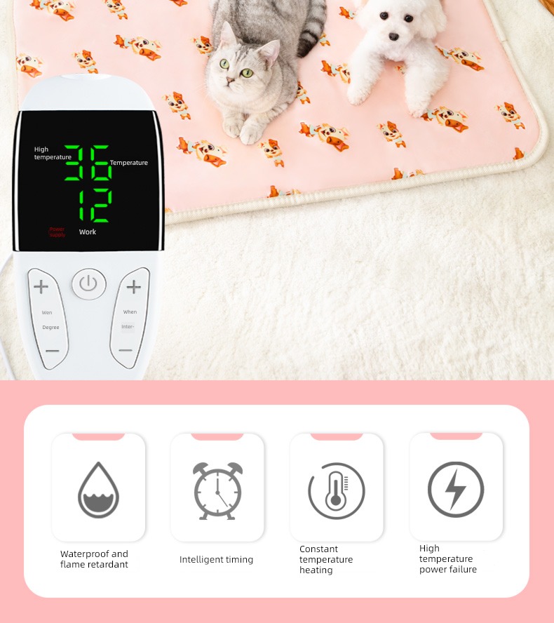 Kitty special-purpose Dog winter keep warm Pets Electric blanket