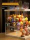 Blind box storage display rack with light dustproof doll display cabinet suitable for Pop Mart storage box figure display box