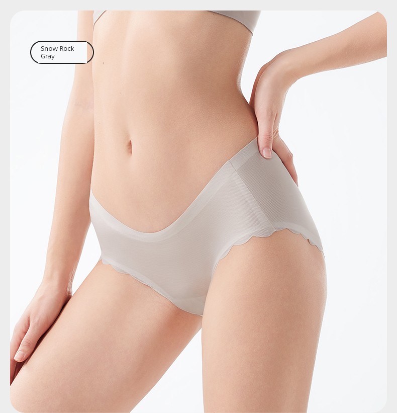 October Crystal Maternity Underwear Invisible Low-Waist Antibacterial Postpartum Lightweight Breathable Ice Silk Pants for Early, Mid, and Late Pregnancy — 26