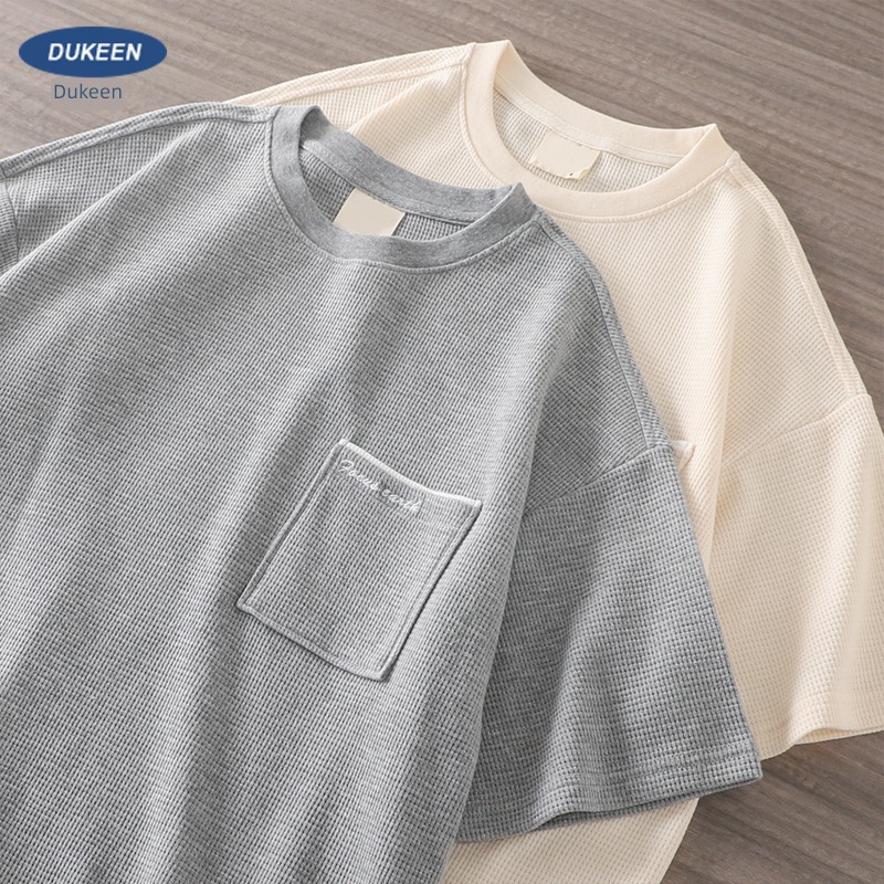 Pounds pocket summer breathable man tide Short sleeve T-shirt