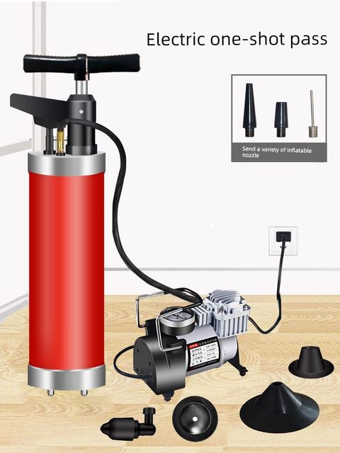 High-voltage electric one-shot sewer artifact household toilet pipe unblocking toilet floor drain tool