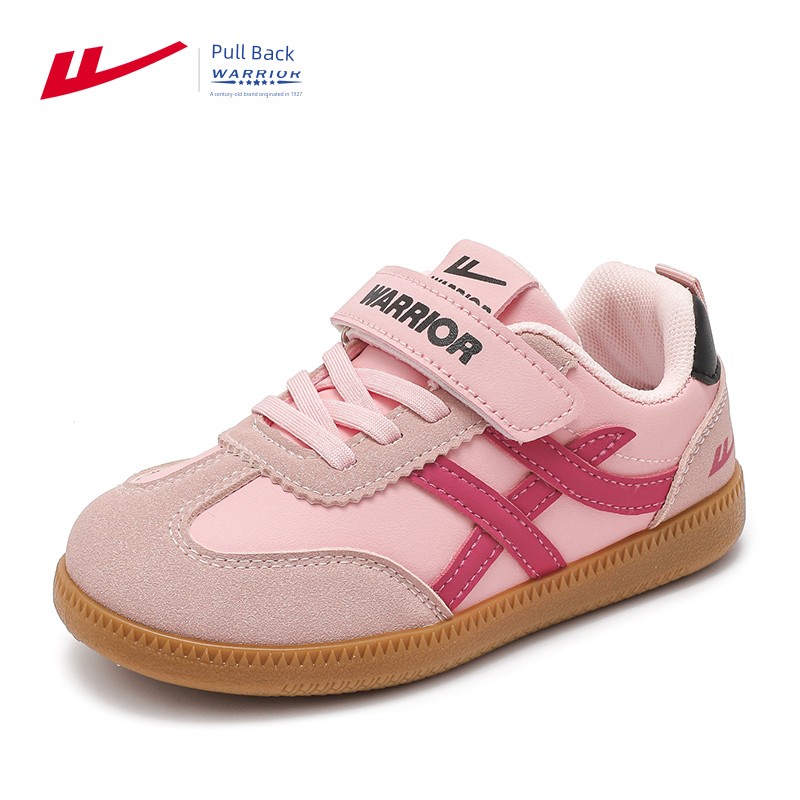 Warrior Girls' Shoes, Super Stylish, 2026 New Autumn Model, Children's German Training Shoes, Leather Surface, Waterproof, Trendy Sports Shoes — 4