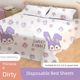 Disposable bed sheets and pillowcases Travel hotel dirty bed sheets for business trips Portable thickened bedding