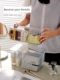 Transparent acrylic mask box flip storage box home internet celebrity cosmetics dustproof storage box large capacity with cover