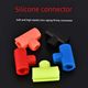 Fishing rod universal fishing line storage device spool connector silicone rod storage ring fishing line plate winding device fishing tool