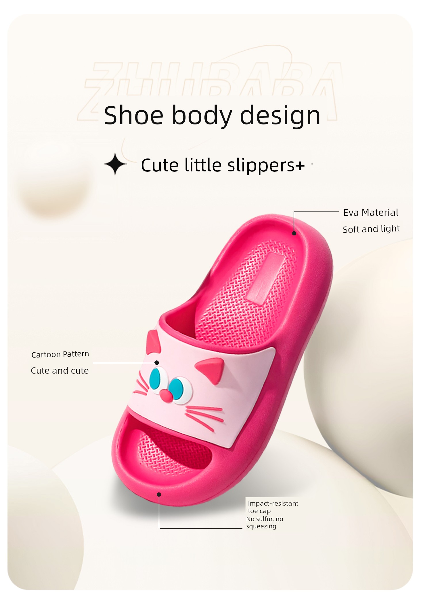 Children's Slippers for Girls and Boys, Summer Indoor Home Bathroom Non-Slip Slippers for Kids — 5