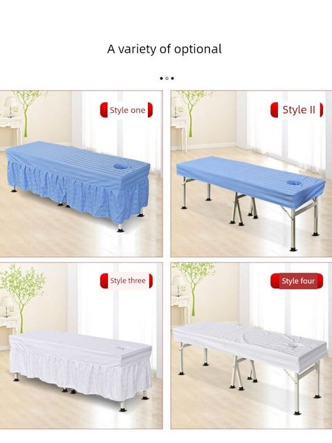 Free shipping pure cotton with holes and holes beauty massage sheets physiotherapy massage beauty bed covers cotton bed cover anti-slip sheets