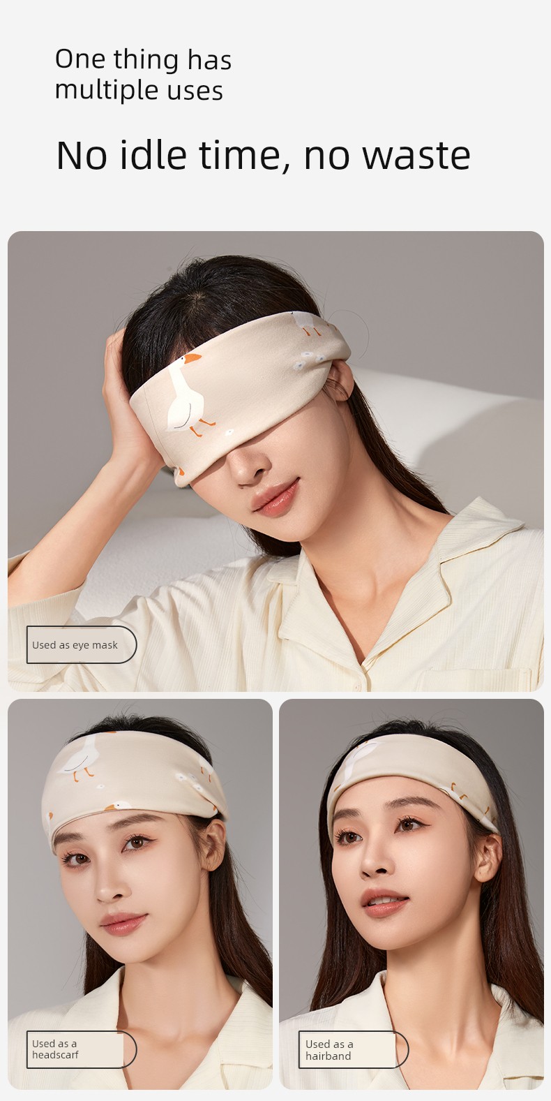 October Crystalline Fall and Winter Eye Mask Headband Forehead Protection Pregnant Women — 14