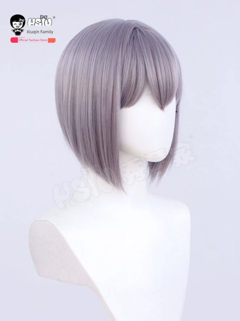 秀琴家 高松灯cos假发BanG Dream!It's MyGO!!!薄藤色女短发中分
