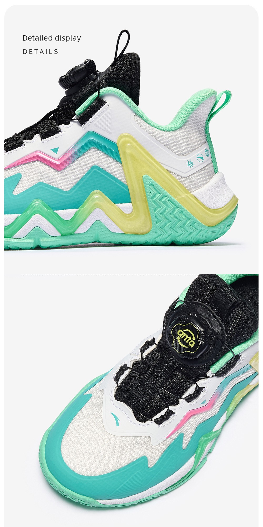 Anta Kids Reverse Scale | Boys' Basketball Shoes 2026 Autumn New Model Professional High-Support Sports Shoes Official — 29