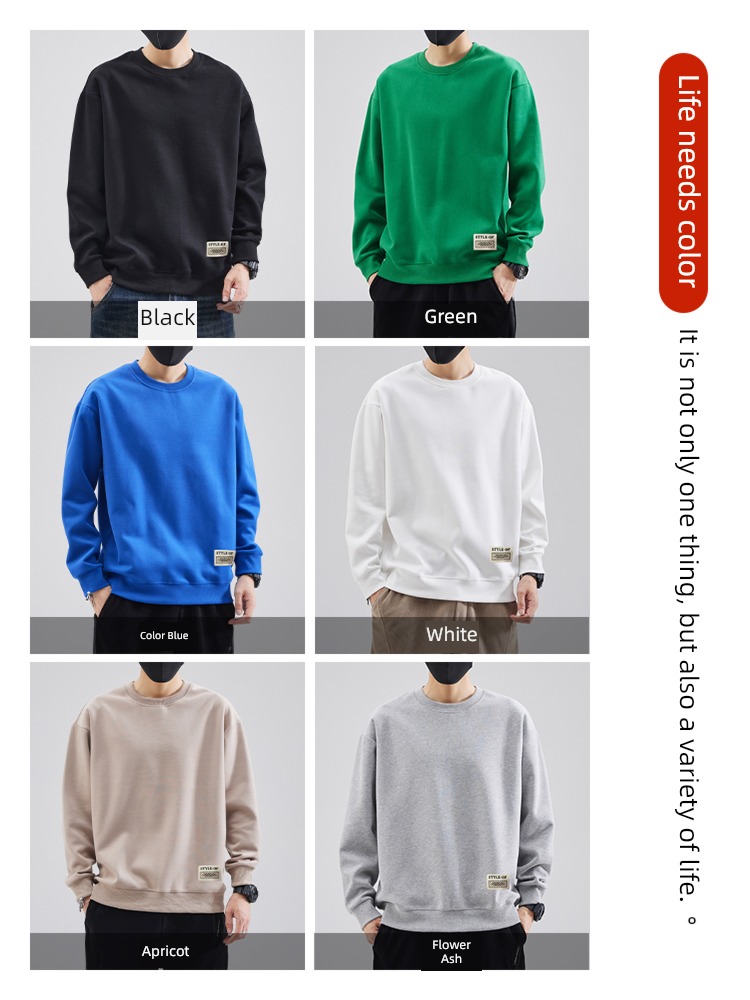 Pounds winter keep warm Round neck No cap Long sleeve Sweater