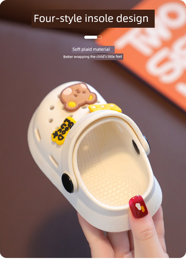 Japanese Imported Children's Slippers, Closed-Toe Boys' Cartoon Non-Slip Soft-Soled Indoor Home Slippers 2026 Baby Clogs — 5
