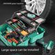 Green Lin Hardware Tool Storage Box Electric Wrench Tool Storage Box Extra Large Capacity Three-layer Folding Large Handle