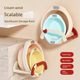 New suction cup retractable washbasin stand wall-mounted without punching bathroom storage rack toilet bath foot basin storage drain rack