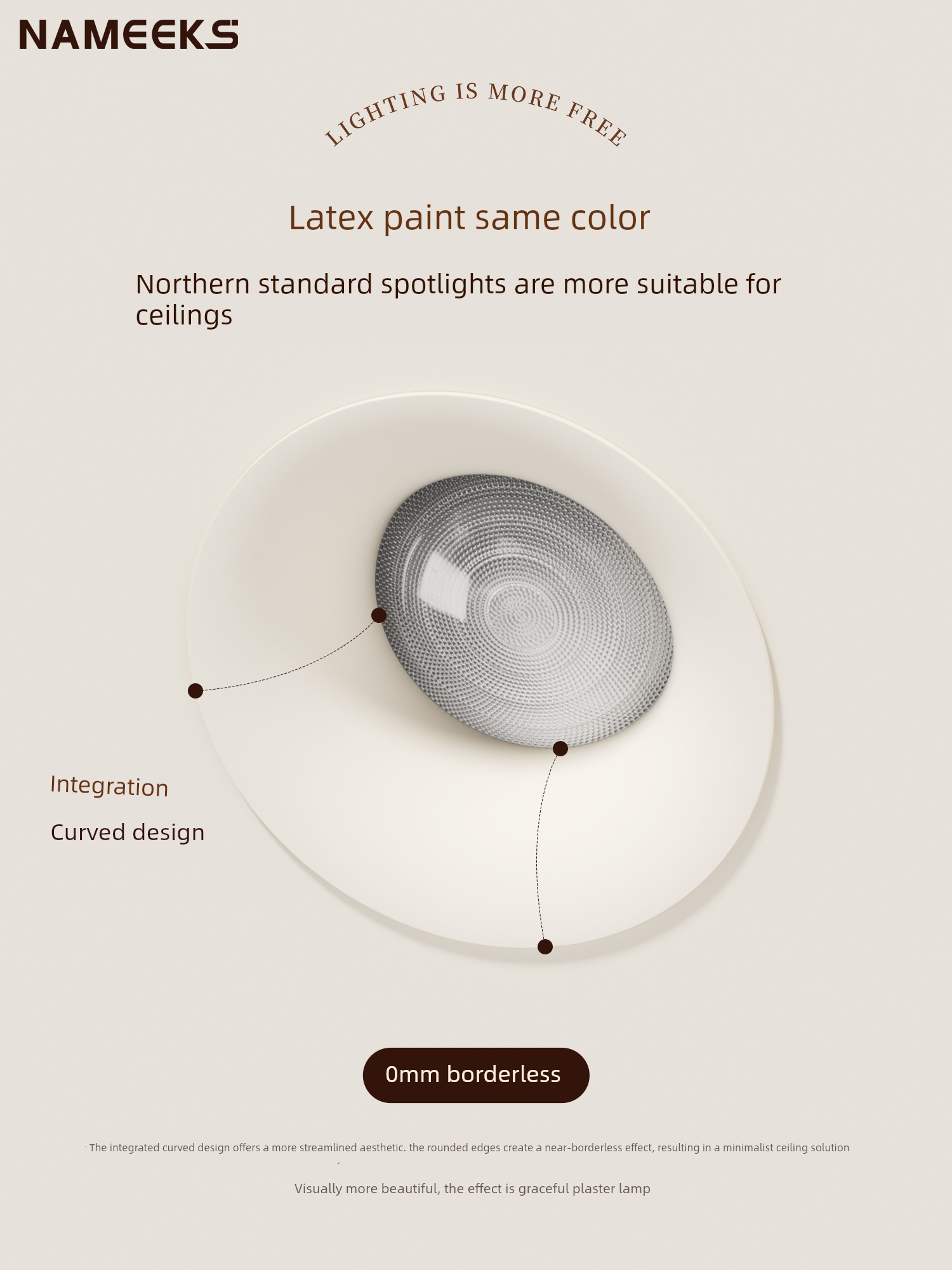 Already Connected to the Mijia App, Smart Downlight with Latex Paint in the Same Color as the Ceiling Light, Ru Kiln Pearl White, Cocoa, Egg Milk, Spring Rain