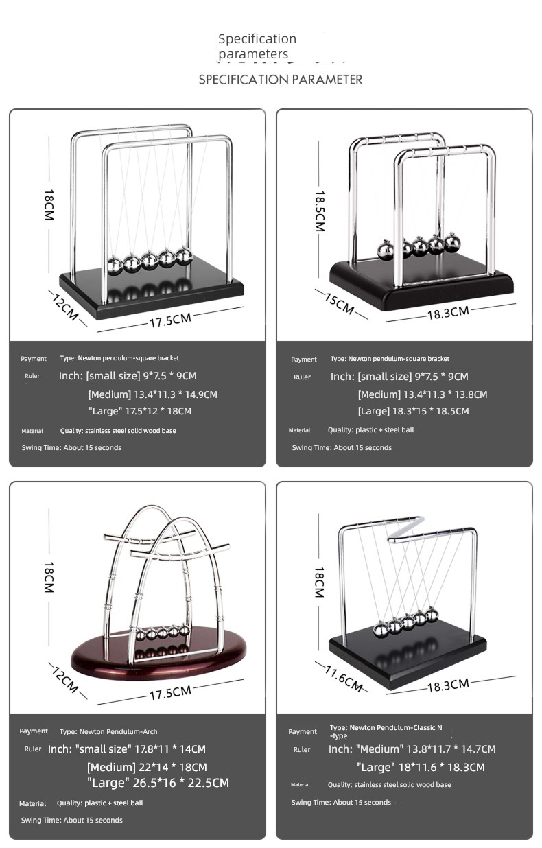 Yongdong office desktop originality decorate Newton pendulum The Ball