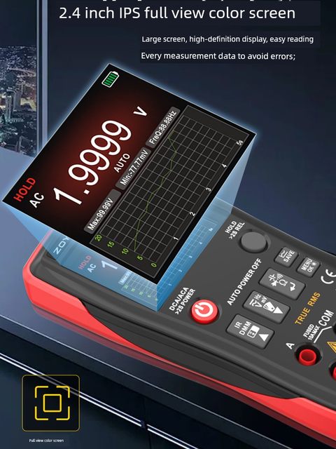 Zhongyi ZT-R01 portable thermal imager multimeter two-in-one function floor heating leakage detection high-definition temperature measurement