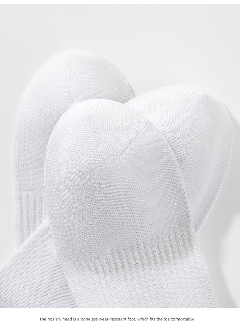 hyz  man pure cotton Sweat absorption autumn white Socks