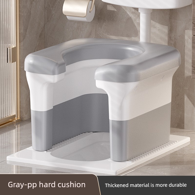 Portable Toilet Chair for Pregnant Women and Elderly People, a Mobile Toilet Seat for Squatting, a Portable Toilet Aid — 3