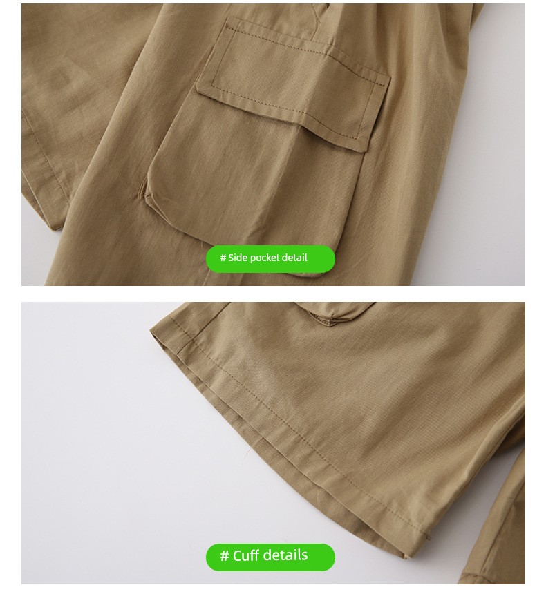 Korean Family Matching Outfits High-End Custom 2026 Summer Boys' Suits Patchwork Casual Outdoor Family Outfits Mother-Daughter Dresses — 31