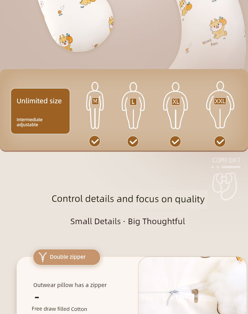 Sleeping Pillow Belly Support Handy Gadget Special Waist Support for Pregnancy — 12