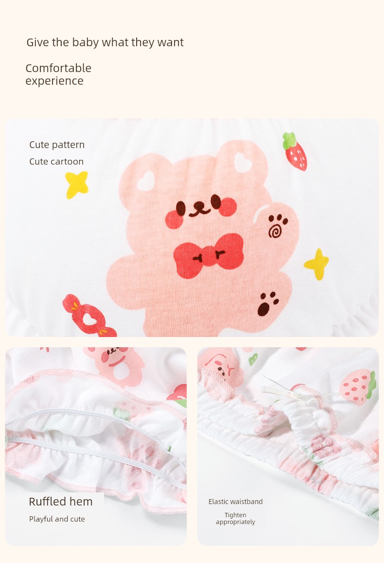 Girls' Baby Triangle Cotton Underwear — 13