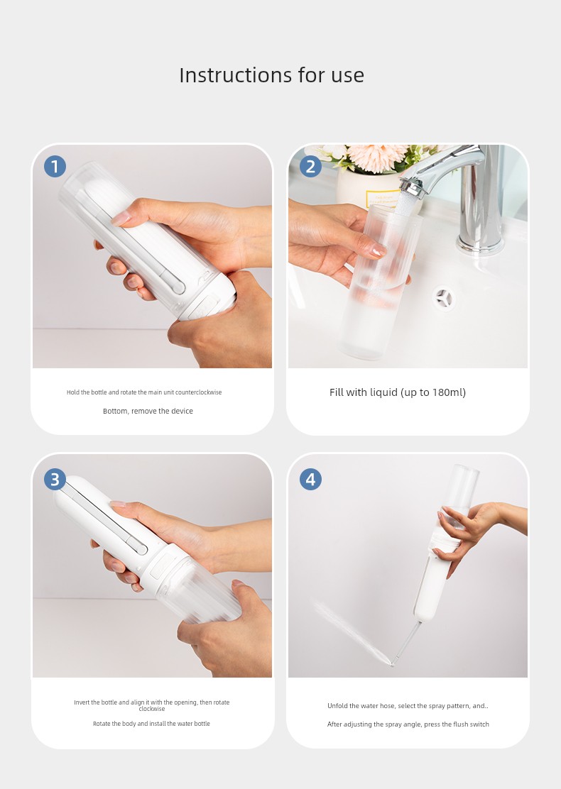 Umimile Female Private Parts Electric Flusher Maternal Confinement Wash Perineum Cleaning Device Postpartum Ass Wash — 21