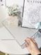 Desktop storage box Acrylic cosmetics transparent basket Dormitory mask drawer Organizing box Snack grocery storage rack