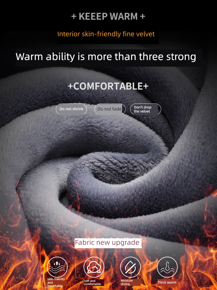 thickening keep warm Round neck Condom trend Versatile sweater